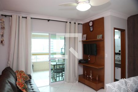 Sala de apartamento para alugar com 2 quartos, 90m² em Ocian, Praia Grande