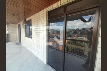 1º Pav - Varanda de apartamento à venda com 3 quartos, 160m² em Pechincha, Rio de Janeiro