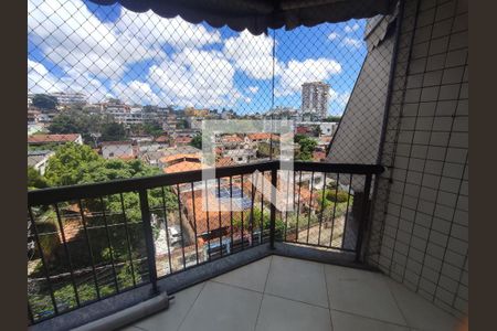 1º Pav - Varanda de apartamento à venda com 3 quartos, 160m² em Pechincha, Rio de Janeiro