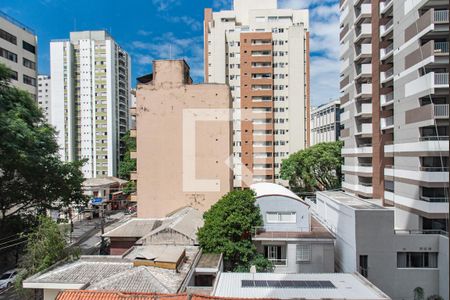 Vista da sala de kitnet/studio à venda com 1 quarto, 25m² em Vila Mariana, São Paulo