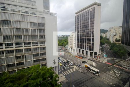 Vista da Sala de apartamento à venda com 2 quartos, 64m² em Centro, Rio de Janeiro