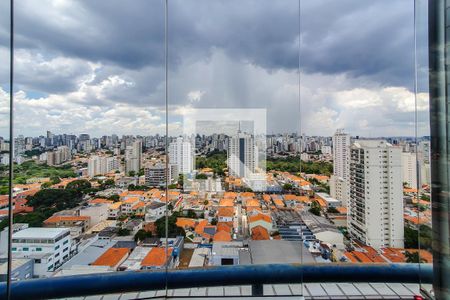 varanda vista de apartamento à venda com 3 quartos, 85m² em Jardim da Gloria, São Paulo