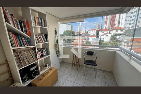 Varanda da Sala de apartamento à venda com 1 quarto, 40m² em Perdizes, São Paulo