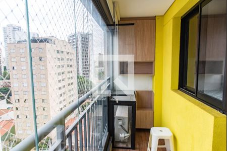 Varanda de kitnet/studio para alugar com 1 quarto, 23m² em Vila Mariana, São Paulo