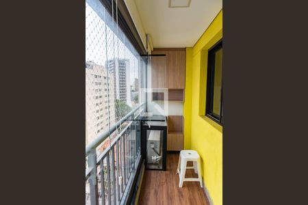 Varanda de kitnet/studio para alugar com 1 quarto, 23m² em Vila Mariana, São Paulo