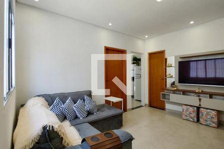 Sala de casa para alugar com 3 quartos, 80m² em Guilhermina, Praia Grande