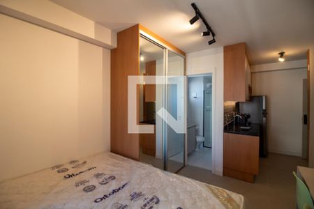 Quarto - Studio de kitnet/studio para alugar com 1 quarto, 23m² em Brooklin Paulista, São Paulo