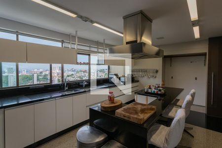 Cozinha de apartamento à venda com 3 quartos, 486m² em Santa Lúcia, Belo Horizonte