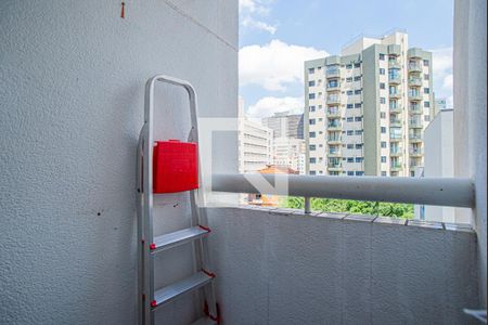 Varanda da Sala de apartamento para alugar com 1 quarto, 32m² em Consolação, São Paulo