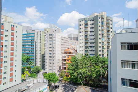 Vista da Varanda da Sala de apartamento para alugar com 1 quarto, 32m² em Consolação, São Paulo