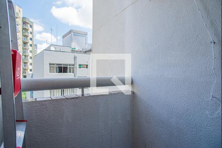Varanda da Sala de apartamento para alugar com 1 quarto, 32m² em Consolação, São Paulo