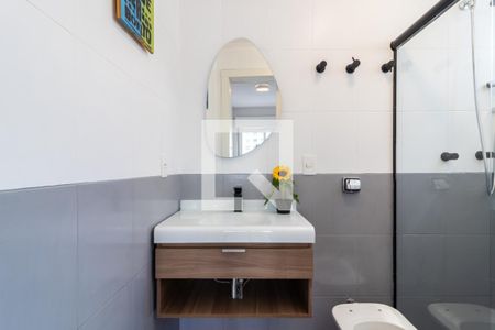 Banheiro Suíte de apartamento à venda com 3 quartos, 123m² em Itaim Bibi, São Paulo