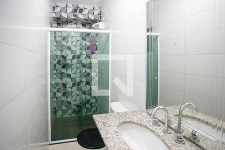 Banheiro de casa para alugar com 1 quarto, 45m² em Piraporinha, Diadema