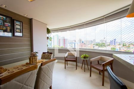 Varanda gourmet de apartamento à venda com 3 quartos, 126m² em Vila Floresta, Santo André