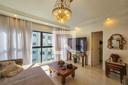 Sala de apartamento para alugar com 3 quartos, 176m² em Barra Funda, Guarujá