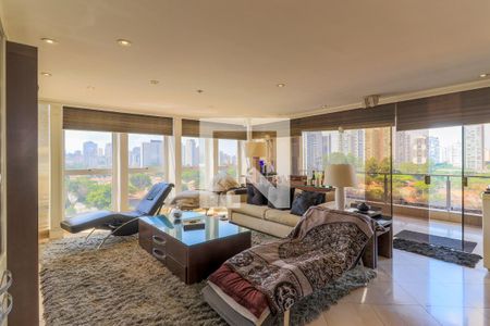 Sala de apartamento à venda com 4 quartos, 364m² em Vila Cordeiro, São Paulo