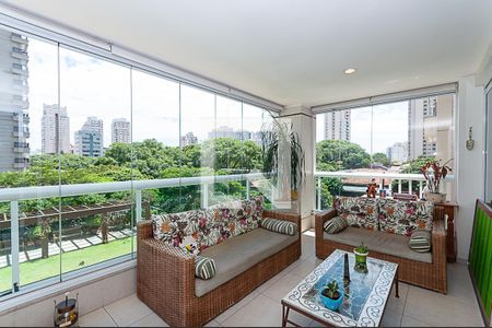 Varanda gourmet de apartamento à venda com 4 quartos, 240m² em Vila Romana, São Paulo