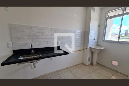 Cozinha de apartamento para alugar com 2 quartos, 44m² em Jardim Shangai, Jundiaí