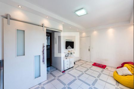 Sala de apartamento para alugar com 2 quartos, 48m² em Marapé, Santos