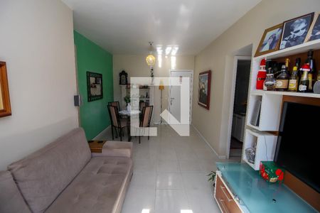 Sala de Estar de apartamento à venda com 3 quartos, 84m² em Botafogo, Rio de Janeiro