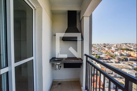 Varanda da Sala de apartamento à venda com 2 quartos, 54m² em Vila Metalúrgica, Santo André