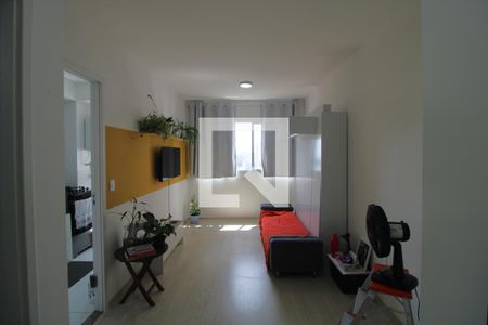 Sala - quarto de apartamento à venda com 1 quarto, 27m² em Socorro, São Paulo