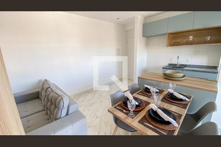 Sala - Sala de Jantar de apartamento para alugar com 2 quartos, 58m² em Vila Metalúrgica, Santo André