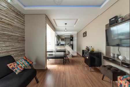 Sala de apartamento à venda com 2 quartos, 57m² em Parque das Nações, Santo André