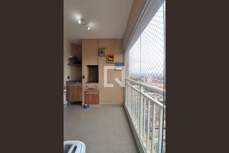 Varanda de apartamento à venda com 3 quartos, 76m² em Campestre, Santo André