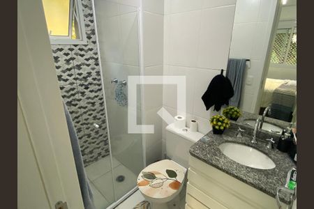 Banheiro da Suíte de apartamento à venda com 2 quartos, 56m² em Vila Mascote, São Paulo