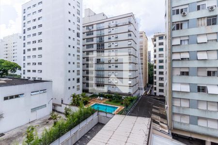 Sala - Vista de apartamento à venda com 3 quartos, 143m² em Higienópolis, São Paulo