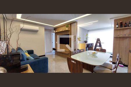 Sala de apartamento à venda com 2 quartos, 78m² em Campestre, Santo André