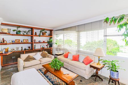 Sala de apartamento à venda com 4 quartos, 180m² em Santo Amaro, São Paulo