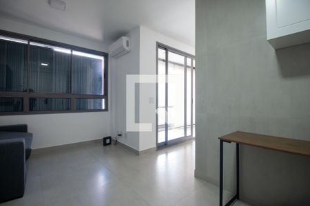 Sala de apartamento para alugar com 1 quarto, 40m² em Santo Amaro, São Paulo