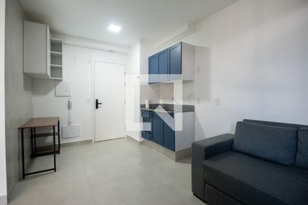 Cozinha de apartamento para alugar com 1 quarto, 40m² em Santo Amaro, São Paulo