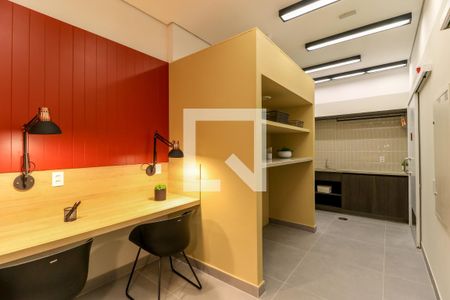 Área comum - Coworking de apartamento para alugar com 1 quarto, 40m² em Santo Amaro, São Paulo