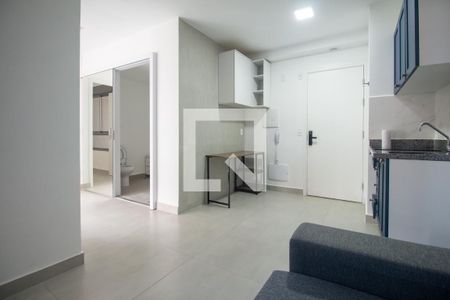 Sala de apartamento para alugar com 1 quarto, 40m² em Santo Amaro, São Paulo