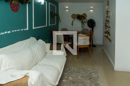Sala de Estar /Jantar de apartamento à venda com 3 quartos, 78m² em Tanque, Rio de Janeiro