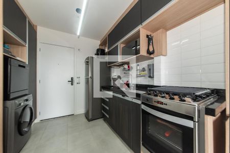 Sala - Cozinha Integrada de apartamento para alugar com 1 quarto, 28m² em Vila Guarani (z Sul), São Paulo