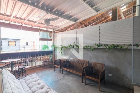 Terraço da Sala de casa à venda com 3 quartos, 200m² em Vila Valparaíso, Santo André