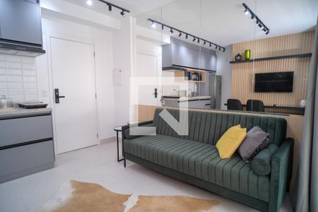 Sala de apartamento para alugar com 1 quarto, 31m² em Jardim Paulista, São Paulo