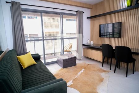 Sala de apartamento para alugar com 1 quarto, 31m² em Jardim Paulista, São Paulo