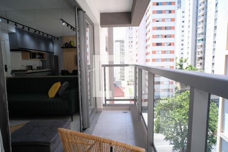 Varanda de apartamento para alugar com 1 quarto, 31m² em Jardim Paulista, São Paulo