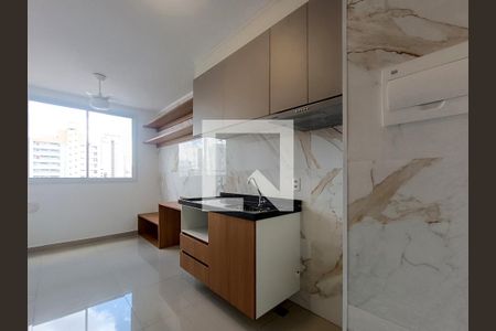 Sala/Cozinha de kitnet/studio à venda com 1 quarto, 25m² em Água Branca, São Paulo