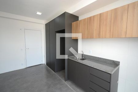 Cozinha de apartamento à venda com 2 quartos, 38m² em Veleiros, São Paulo