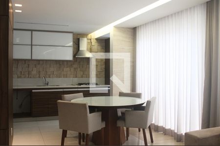 Sala para dois ambientes de apartamento à venda com 2 quartos, 75m² em Vila da Serra, Belo Horizonte