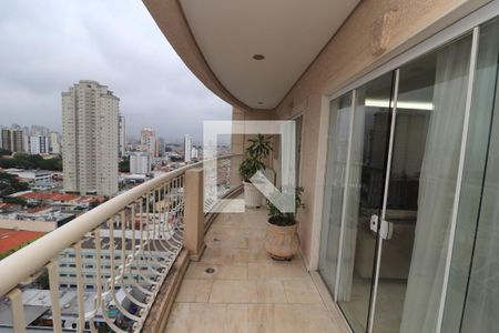 Varanda de apartamento à venda com 4 quartos, 260m² em Vila Gomes Cardim, São Paulo
