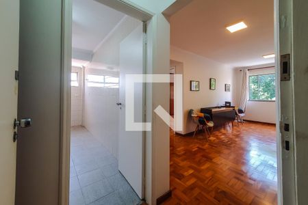 entrada de apartamento à venda com 1 quarto, 55m² em Jardim da Glória, São Paulo