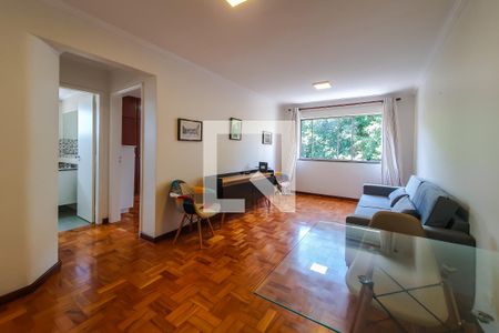 sala de apartamento à venda com 1 quarto, 55m² em Jardim da Glória, São Paulo