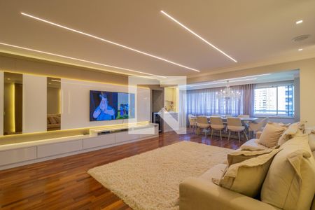 Sala de apartamento à venda com 4 quartos, 353m² em Paraíso do Morumbi, São Paulo